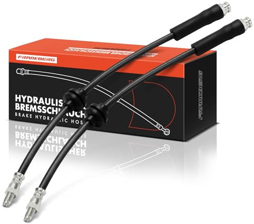 Frankberg 2x Bremsschlauch Bremsschläuche Hinten 417mm Kompatibel mit Jumper Bus 2006-2024 Ducato Kasten 250 2006-2024 Boxer Pritsche/Fahrgestell 2006-2024 Replace# 51725096