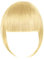 LOPHE Pony Haarteil, Echthaar Fringe Natürlicher Gold, One Piece Human Hair Natürliche Bangs für Frauen, Air Bangs mit Clip