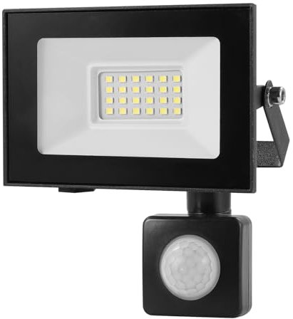 20W Security Lights with PIR Motion Sensor,IR Remote Control,2000LM 6500K Super Bright LED Floodlights Outdoor,IP66 Waterproof Spotlight,Ultra Thin Wall Lights for Garden Garage Yard Doorways