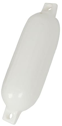 4 PC Per Paraurti Per Barca Gonfiabili | PVC 5.5in X 20in | Occhi Gemelli a Costola con 4 Corde | Per Yacht, Pontoni, Boe, Dock | Bianco | Proteggi la Tua Barca Dalle Collisioni