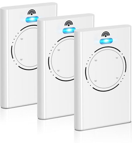Lot de 3 Télécommande Porte de Garage 868MHz, 4 Canaux Compatible avec XT4 868 SLH LR, XT4 868 SLH, XT2 868 SLH LR, XT2 868 SL