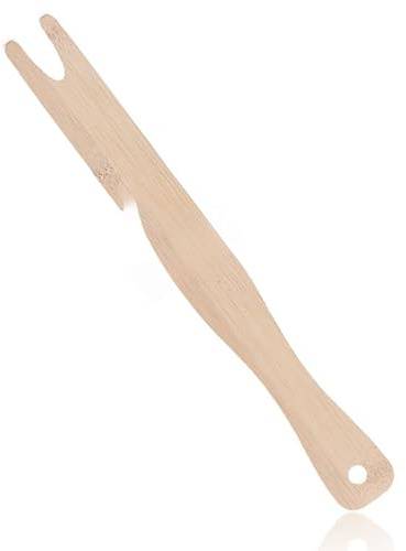 WUNZILO 1 x Bamboo Oven Rack Extractor, Durable Silicone Oven Rack Extractor, Oven Extractor Push Tool Oven Accessories Prevent Burning, for Toaster