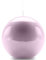 Candela Sfera Decorativa laccata diametro 10 cm - Durata 49 Ore - Colore Rosa polvere - Confezione Regalo - Cereria Di Giorgio