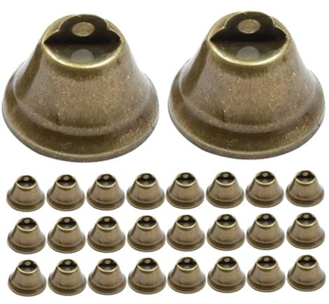 FONDOTIN 200stücke Vintage Glöckchen Für Weihnachtsschmuck Mini Für Bastelprojekte Antike Dekoration Für Weihnachtsbaum Und