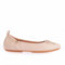 Women's Fit Flop Allegro Bow Leather Ballerina Pumps in Cream