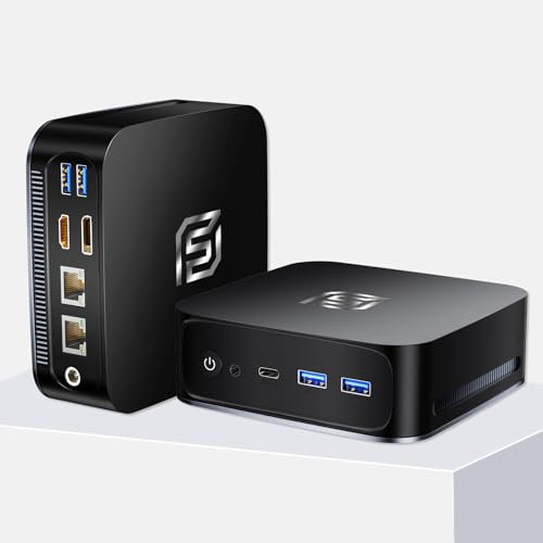 FUNYET Mini PC Win 11 Pro, Alder Lake-N95(hasta 3.4Ghz, 15W) 16GB DDR4 RAM 1TB SSD Laptop, Desktop Computer 4K,DP/HDMI/WIFI/BT/RJ45/USB3.2, Negro