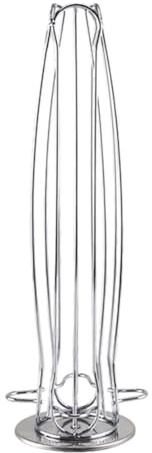 PAGJHRFJG Coffee Pod Stand Coffee Pod Holder Rotatable Display Storage Metal Stand Rack Plating Stainless Curve Rotate Coffee Rack Easy Install