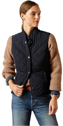 ARIAT 2025 Women's Woodside Vest 10062688 - Navy/Navy Floral Print