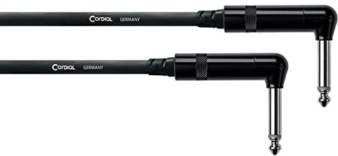 CORDIAL Kabel patch Gitarre jack abgewinkelt 30 cm Kabel INSTRUMENT Essentials Jacks abgewinkelt
