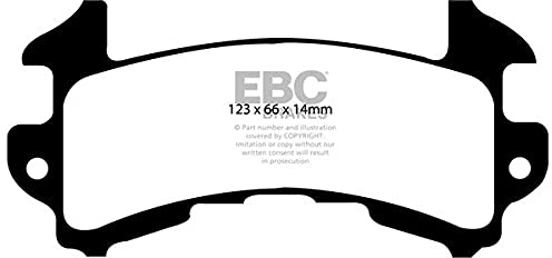 EBC Brakes DP1146 Ultimax OEM Replacement Brake Pads Compatible with CHEVROLET, PONTIAC CAMARO (FP_), FIREBIRD, BLAZER S10, CAMARO Convertible Models