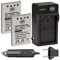 Big Mike'S Pack Of 2 En-El5 Batteries & Battery Charger Kit For Nikon Coolpix P80 P90 P100 P500 P510 P520 Digital Camera + More