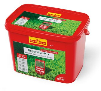 Wolf L 100 SM Premium-Rasen plus Aufbau-Dünger 100qm Eimer 3,2kg