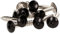 100x MEISTERLING® Fassadenschrauben INOX V4A 5,5 x 35 mm – Flachkopf Torx T20 + 1 Bit – Schwarz