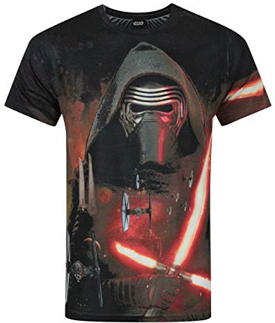 Star Wars Force Awakens Kylo Ren Lightsabre Sublimation Men's T-Shirt