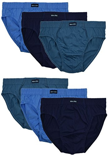 MioRalini 6 Slip da Uomo 100% Cotone, Articolo: 6 Senza Intervento Set05, Dimensioni: 3XL-9