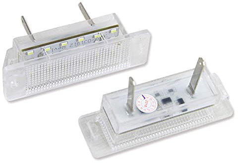 GOFORJUMP 2 stücke 12 V 18SMD Führte Kennzeichenbeleuchtung für O/pel Astra F 1992-1998 V/Auxhall Astra F/Calibra Astra MK Canbus