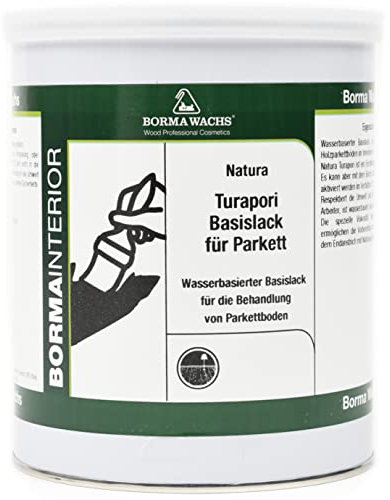 BORMA 1 L Grundierlack Grundierung für Parkett auf Wasserbasis. Optional als 2K anwendbar