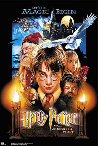 Harry Potter - Stein der Weisen - Film Kino Movie Plakat Poster Druck - Größe 61x91,5 cm