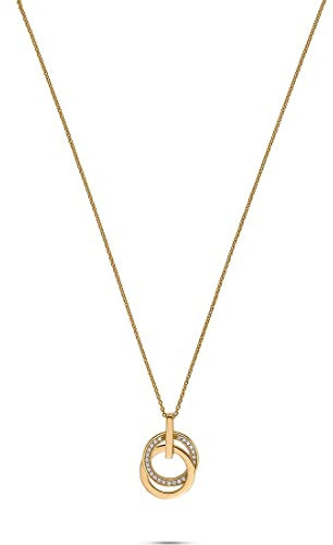 JETTE Damen-Kette Swing 26 Zirkonia One Size, Gelbgold 32002219