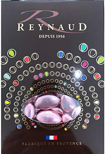 Dragées chocolat 70% Rose scintillant