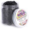 HOYOLS 3/4” Inches Black Hair Rubber Bands for Hair Ties Small Mini Elastics Bands Large Braiding Ponytail Holders for Baby Toddler Girls Kids No Damage 600pcs (M) Latex-Free