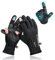 HITNEXT Fahrradhandschuhe, Mountainbike Motorrad Ski Touchscreen Handschuhe, 2-Fingerless Winter Workout Biking Handschuhe für Männer Frauen