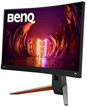 BenQ MOBIUZ EX2710R Monitor Curvo Gaming (27 pollici, 2K, 165 Hz, 1ms, HDR 400, FreeSync Premium Pro, telecomando, 144 Hz compatible)
