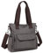 Kono Eb2125, Sac à Main en Toile pour Femme Mixte, Gris, M
