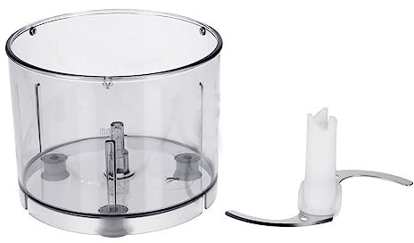 ensipart Mixbecher kompatibel/Ersatz wie BOSCH 12041657 Becher für Zerkleinerer für Handmixer Stabmixer inklusive Messereinsatz