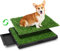 Inodoro para Perros Cachorros con Dobladillo Mejorado para Mascotas para Perros pequeños, con césped Artificial Dos Piezas de césped Son Intercambiables y el césped Aumenta la Calidad