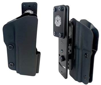 Holster S&W Revolver/Walther Glock, P99, PPQ, PDP / Q5 Steel Frame/CZ Shadow/SIG SAUER Kydex Holster Low Rider Aluminium Steg (Shadow 1-2 / SP01 Low Rider)