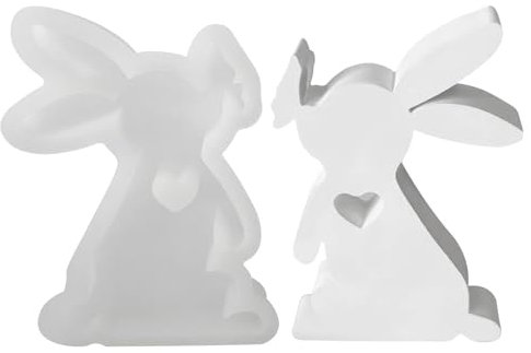 Ostern Kaninchen Silikonformen Gießformen,Ostern Kaninchen Kerzen Gießformen,Ostern Kaninchen Silikonform,3D Kaninchen Gießform Ostern,Hasenform für Ostern,Osterhase Silikonform for Gips,Kerzen