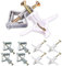 100 Stück Gipskartondübel Set, M8 Hohlraumdübel mit Tchrauben, Schrauben, Butterfly Hohlraumdübel und Plasterboard Dowels Flugzeugform für Gipskarton- und Gipsfaserplatten