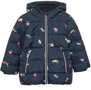s.Oliver Junior Steppjacke mit Kapuze und Allover Print