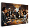 Artmazing | Hollywood Poker Bild Bunt | S-Art Bilder Modern | Leinwandbild XXL für Wohnzimmer | Wandbild Deko | Buntes Poster für Wand
