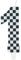 Racing Cars Birthday Candles With Black and White Stripes, Themed Party Decorations, Number 1 Cake Topper for Girls Boys 1st Birthday Party Supplies