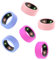 Silicone Ring Cover for Oura Ring Gen3, Protective Cover Compatible with Oura Ring Gen3 Size 6 7 8 9 10 11 12 13, Elastic Ring Case for Oura Ring Working Out(6 Pcs) (2X Pink+2X Blue+2X Rose Red)