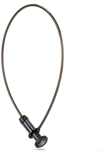 EpheyFIF Antivol léger à câble caché, l'antivol de vélo utilise une tête en alliage d'aluminium, pour vélos, vélos électriques, skateboards, poussettes et équipements d'extérieur (A)