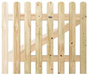 Premier Garden Supplies Made-To-Measure Wooden Picket Pale Pedestrian Garden Gate Height Size upto 3ft (90cm) by Widths between 3ft (91cm) to 3.5ft (105cm)