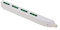 FANTON 47408 Regleta Slim 4 Tomas bipaso sin Cable, útil para Lugares Estrechos, detrás de Muebles y mesitas de Noche