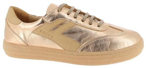 Andrea Conti Damen Low Top Sneaker Freya, Scarpe da Ginnastica Donna, Oro Rosa Cammello, 41 EU