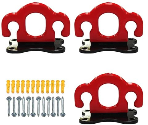 Gancio A Parete Nastro Di Resistenza, 3 Pacchetto Maglione Elastico Band Fissare Banda Di Resistenza Porta Gancio Parete