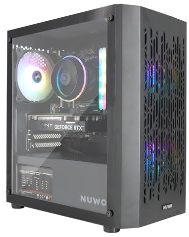 eXtremeBit Gaming PC Gaming Computer zusammengebaut, Prozessor Core i5-12400F, Grafikkarte RTX 3050 6 GB GDDR6, 32 GB RAM, 1 TB SSD, Win 11 Pro - Schwarz