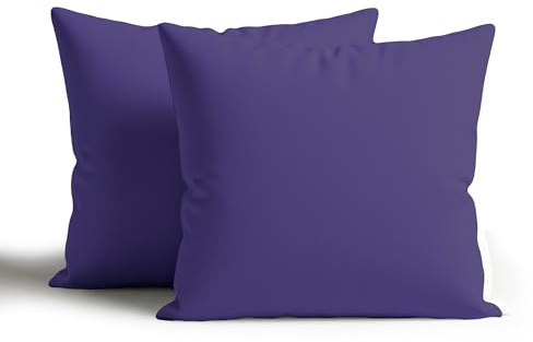 Home Sweet Home UK 100% Waterproof Outdoor Cushion Covers 45x45cm Set Of 2 With Invisible Zippered Outdoor Cushions Covers Waterproof 18x18 Garden Cushion Cover For Living Room Garden Sofa Bedroom