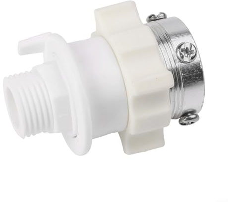 Honseadek Quick Connect Fitting für Waschmaschine, Waschmaschinen-Zulaufschlauchverbinder mit Stahlkopf, langlebiger Wassereinlassadapter für Waschmaschine,