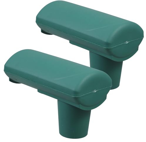 NESTINGHO Yard Water Filter Cover and Gutter Protection, Outdoor Plastic Drainage Filter Cover Set 2Pcs 10X7.5X15Cm Green, Garden Maintenance Water Accessories for Lawn Drains