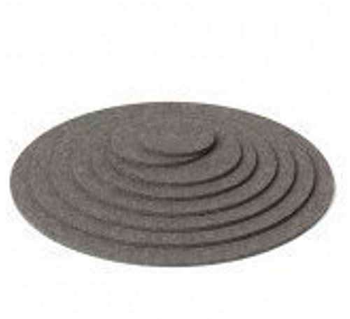 Hey Sign Untersetzer rund, ca 12 cm, Braunmeliert09, Stärke