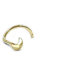 Nasenstecker Nasenpiercing kleiner Mond 585 Gold Gelbgold Damen Goldpiercing