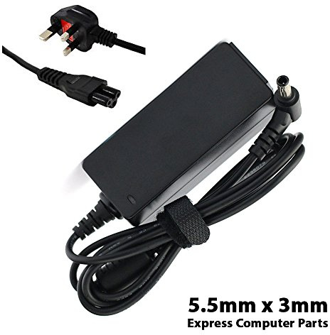 Express Part For FOR SAMSUNG NP-NC10 NP-ND10 NC20 N150 NC10 AD-4019 RV510 LAPTOP CHARGER ADAPTER 2.1mm Tip size: 5.5mmx3mm with pin inside