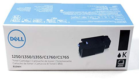Dell 810 WH Toner für Dell Drucker, Schwarz